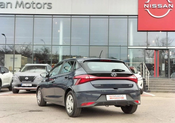 Hyundai i20 cena 54900 przebieg: 74017, rok produkcji 2021 z Młynary małe 277